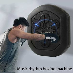 Punching Balls Music Boxing Machine Smart Fun Wall Boxing Training Pad Rechargeable Bluetooth Electronic Wall Target Home Fitness Equipment HKD230720