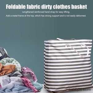 Storage Baskets Foldable Dirty Clothes Basket Standing Clothes Organizer Basket Waterproof Laundry Hamper with Handle for Home Bedroom R230720