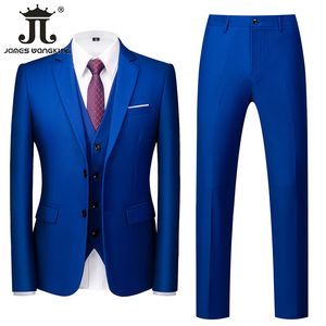 Men's Suits Blazers Jacket Vest Pants Singlebreasted Slim Mens Suit Business Casual Work Professional Wear Wedding Groomsmen 3pcs and 2pcs Set 230720