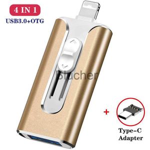 Memory Cards USB Stick OTG Usb Flash Drive for iPhone 256G 512G 128G USB 30 Memory Stick External Storage for iOSAndroidType CWindows Device 4 in 1 x0720