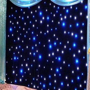 Ignifugo 2M 3M Light Curtain Led Star Curtain 90V-240V RGBW Colore 5mm Tyanshine LED Star Cloth Fondali per matrimoni Led Cutains LLFA271w