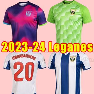 2023 2024 Leganes Soccer Jerseys Leganes SERGIO G. GAKU JOSE ARNAIZ R. PARDO F. VICO Y. BARCENAS BAUTISTA BORJA GARCES Home Away 3rd Football Shirt