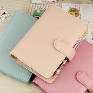 Mypretties Sweet 6 Hole Binder Organizer A5 A6 Macaron Notebook DIY Planner Agenda Diary Journals Office Stationery275n