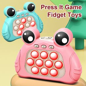 Docks Children Press It Game Quick Push Relieve Stress Fidget Toys Pinch Sensory Handle Squeeze Decompress Montessori Childrens Day 230719