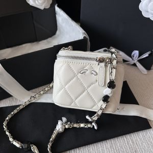 23p Mini Crossbody Bag Сумки для шлинг -сумки для пакеты для женской цепь с подвеской в ​​форме сердца и шаровыми мешками для макияжа