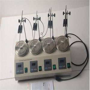 4 Einheiten Digitaler thermostatischer Magnetrührer mit mehreren Einheiten und Platte2995