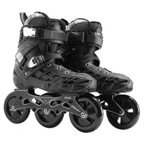 Встроенные роликовые коньки встроенные 3 колеса Симметричные 100 -мм роликовые коньки обувь 3x100 мм катание на коньках 100 катание