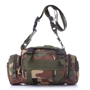 Borse da esterno Borsa a tracolla da uomo Cintura tattica Molle Marsupio Camouflage Borsa da caccia militare Viaggio Campeggio Soft Back265t