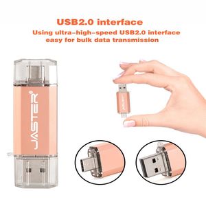 OTG USB Flash Drive Type C Pen Drive 64GB 32GB 16GB USB Stick 2 0 Pendrive for Type-C Device267S