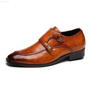 SURET BUTY MAZEFENG 2020 Klasyczny ODILE Wzór Business Flat Buty Men Designer Formal Dress Skórzowe buty męskie buty na imprezę L230720