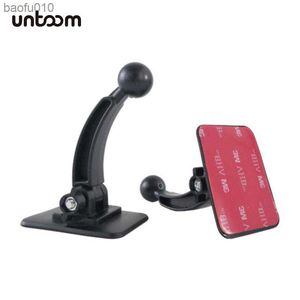 Universal Car Phone Holder Stand 17mm Ball Head Base 180 Degree Adjustable Dashboard Car Mobile Cellphone Mount Accessories L230619