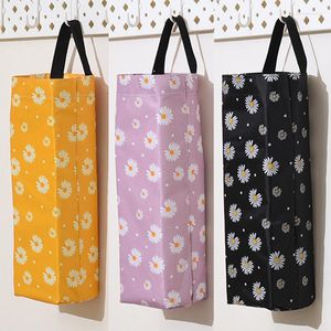 Storage Bags Hanging Trash Garbage Bag Polyester Folding Home Grocery Holder Plastic Dispensers