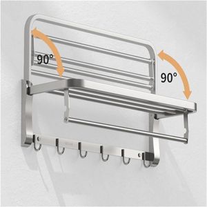 Anpassad familjebadrumhängare Bad Rack Klädstativ Multifunktionellt märke High-End Configuration11176U