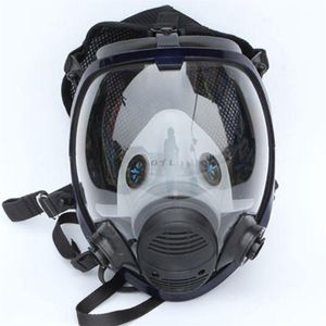 Face piece Respirator Kit Full Face Gas Mask For Painting Spray Pesticide Fire Protection1242e