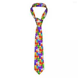 Papillon mix di pazzi colori verticali Cravatta Abbigliamento quotidiano Cravatta Street Cravatta Camicia Accessori