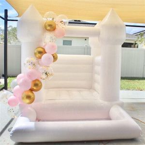 Customized PVC Kids trampoline toddler bounce house with ball pool pit Mini inflatable bouncer castle jumping For Kids Moonwalk Pa330H