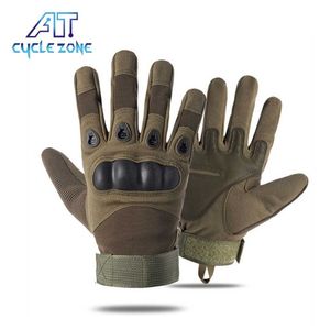 Luvas de ciclismo Dedo inteiro Luvas masculinas Luvas táticas militares ao ar livre Tiro esportivo Caça Airsoft Motorcicleta Luvas de ciclismo HKD230720