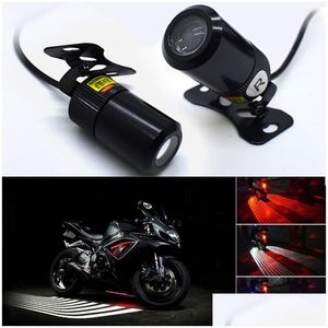 Decorative Lights Motorcycle Led Car Welcome Light Motor Chassises Modified Lamp Suv White Red Blue Projector Chassis Decor Motors L Dh0Dl