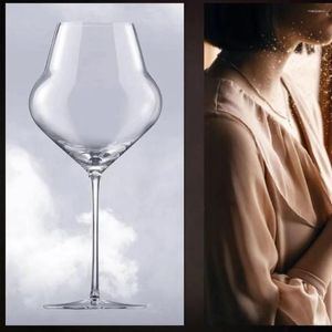 Kieliszki do wina 2 szt. Podwyższanie powietrza Aromas Bordeaux Cup Ocean x Lucaris design kryształowy czerwony szklany miska
