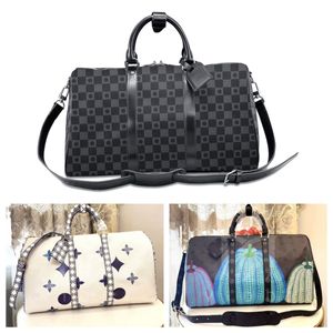 Bolsas Duffle Designer Holdalls Duffel Bag de alta qualidade para homens e mulheres, sacolas, malas de viagem, bolsa duffle de lona casual, bolsa estilo fashion, bolsa transversal grande