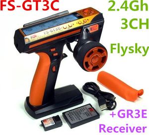 Aeronave Modle Original Flysky FS GT3C 2 4Ghz 3CH AFHDS Sistema Digital Automático de Frequência Hopping com Receptor GR3E Para Barco RC 230719