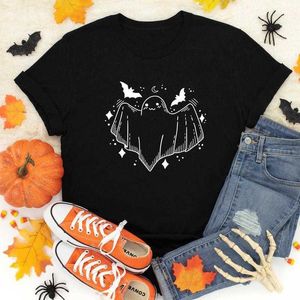 Kes Cadılar Bayramı Hayalet Yarasalar T-Shirt Spooky Sonbahar Tatil Grap