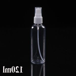Garrafa de spray transparente 120 ml garrafas plásticas vazias com pulverizador de névo