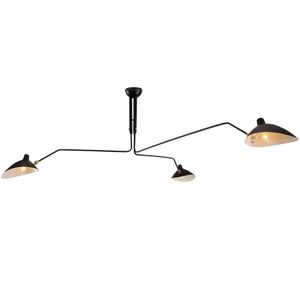 3-6 Obrotowe ramiona Lampa sufitowa E14 Nowy Serge Mouille Style Lamp Lampa Dekoracja Oświetlenie CA040260G