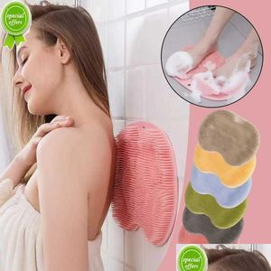 Cleaning Brushes Exfoliating Shower Mas Foot Pad Brush Sile Non-Slip Scrubber Peeling Artifact Bathroom Accessories Drop Delivery Ho Dhnaj