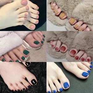 False Nails Press On Toenail Solid Color Design For Summer Sculpt Your Look With And Impactthe Temptation Of Simplification