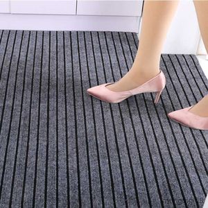 Carpets Large Thin Carpet for Mall Door Entrance Doormat Outdoor Indoor Floor Mat Non Slip Living Room Rugs Grey Kitchen Mat Can Be Cut R230720