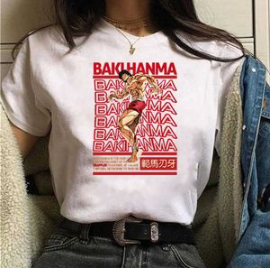 baki grapplerボクシンググラフィックシャツharajuku_