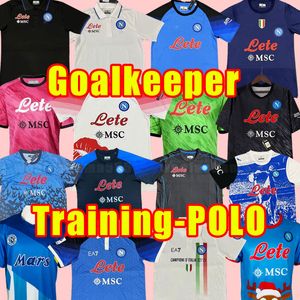 23 24 NAPOLI maglie da calcio ZIELINSKI ANGUISSA OLIVERA OSIMHEN FABIAN LOZANO SSC fan versione giocatore home away formato adulto maglia da allenamento portiere POLO