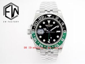 14 стилей Мужские часы EW EWF Maker 40 мм GMT II 126720 Часы Sprite для левой руки Керамические синие светящиеся юбилейные часы True CAL.3186 3285 Автоматические мужские наручные часы