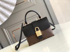 M44141 Klasik Kadın Tote Üst düzey Crossbody Crossbody Çanta Cowhide Omuz Çantası Kapasite Taşımanın Çeşitli Yolu Büyük Ayak Omuz Kayışı Ayarlanabilir ve Çıkarılabilir