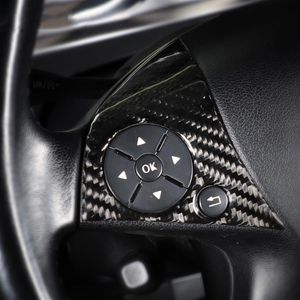 Accessories Stickers For mercedes W204 C class Carbon Fiber car modification interior button Steering Wheel car buttons covers275s