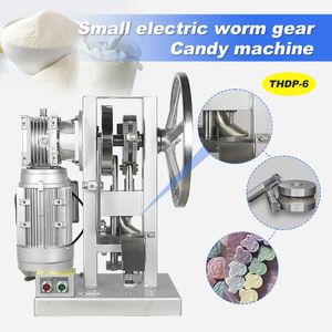 HNZXIB THDP-6 Candy Press TDP-6 Upgrade 6 Tonnes Milk Tablet Electric Single Punch Press Customization With 1 Circular Mold