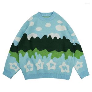 Maglioni da uomo per pullover lavorato a maglia donna uomo giapponese rotondo 2023 colletto maglione retrò dolcevita tuta Hombre abiti invernali