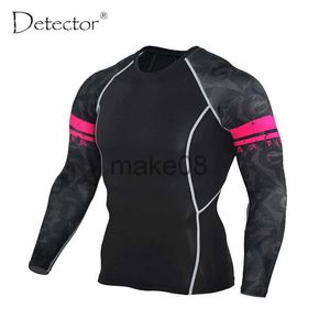 Fatos de treino masculinos Camisas de compressão para musculação Skin Just Sleeves Long Sleeves Clothings MMA Crossfit Exercise Workout Fitness Sportswear J230720