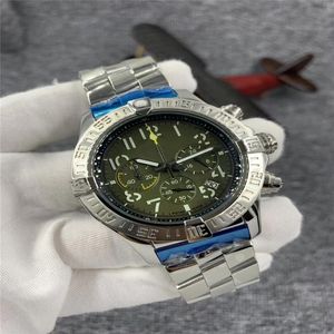 New High quality top sell Male watch stainless watches quartz stopwatch steel band wristwatch 0028231P