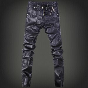 2020 Mens NY Movis Motorcle Men Pu Pants Put