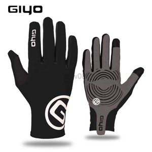 Guanti da ciclismo GIYO Touchcreen Guanti da ciclismo MTB Road Bike Bicyc Breathab Full Finger Gel in silicone per palestra Fitness Running Uomo Donna HKD230720