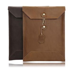 2022 new genuine leather Briefcase bag for mac book support custom notebook storage laptop case for i Pad3168