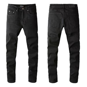 Perfekt svart stil designer mens jeans berömda varumärke tvättade design casual smal smal ben jean stretch mager byxor rak cyklist s192u