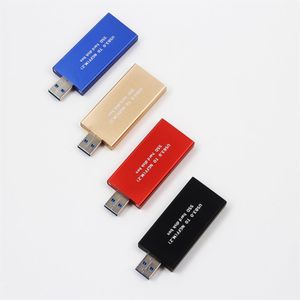 Kompakt USB 3 0 USB3 0 till M 2 NGFF B KEY SSD 2230 2242 Adapterkortkonverterare Kapsling Case Cover Box215b