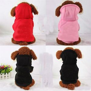 秋の冬のペット製品犬服ペットコートソフトコットン子犬犬服犬3色XS-2XL244AのためのCCセーター