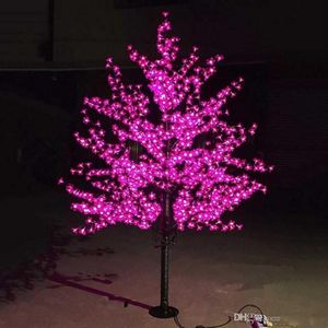 LED Cherry Blossom Tree Light 0 8m 1 2m 1 5m 1 8m Capodanno Matrimonio Luminaria Decorativo Rami di alberi Lampada Illuminazione esterna236h