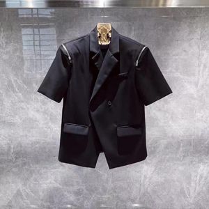 Giacche da uomo T06136 Cappotti alla moda 2023 Abbigliamento da sfilata di design europeo di lusso in stile party