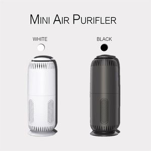 Mini Portable Personal Air Purifier för hemmakontorets skrivbordsbil med Activated Carbon HEPA Filter Mini USB Air Purifierm9284U