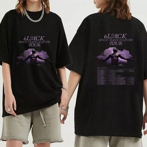 Herren T-Shirts 6Lack Since I Have A Lover 2023 Tour Shirt Sommer für Damen/Herren O-Ausschnitt Kurzarm T-Shirt Konzert